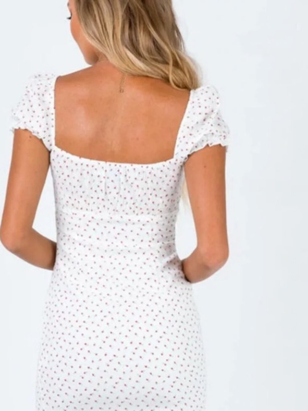 Princess Polly Natalina White Mini Dress Size Four (4) - Picture 2 of 9